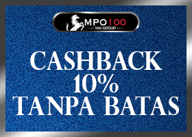 Bonus Cashback 10% Tanpa Batas